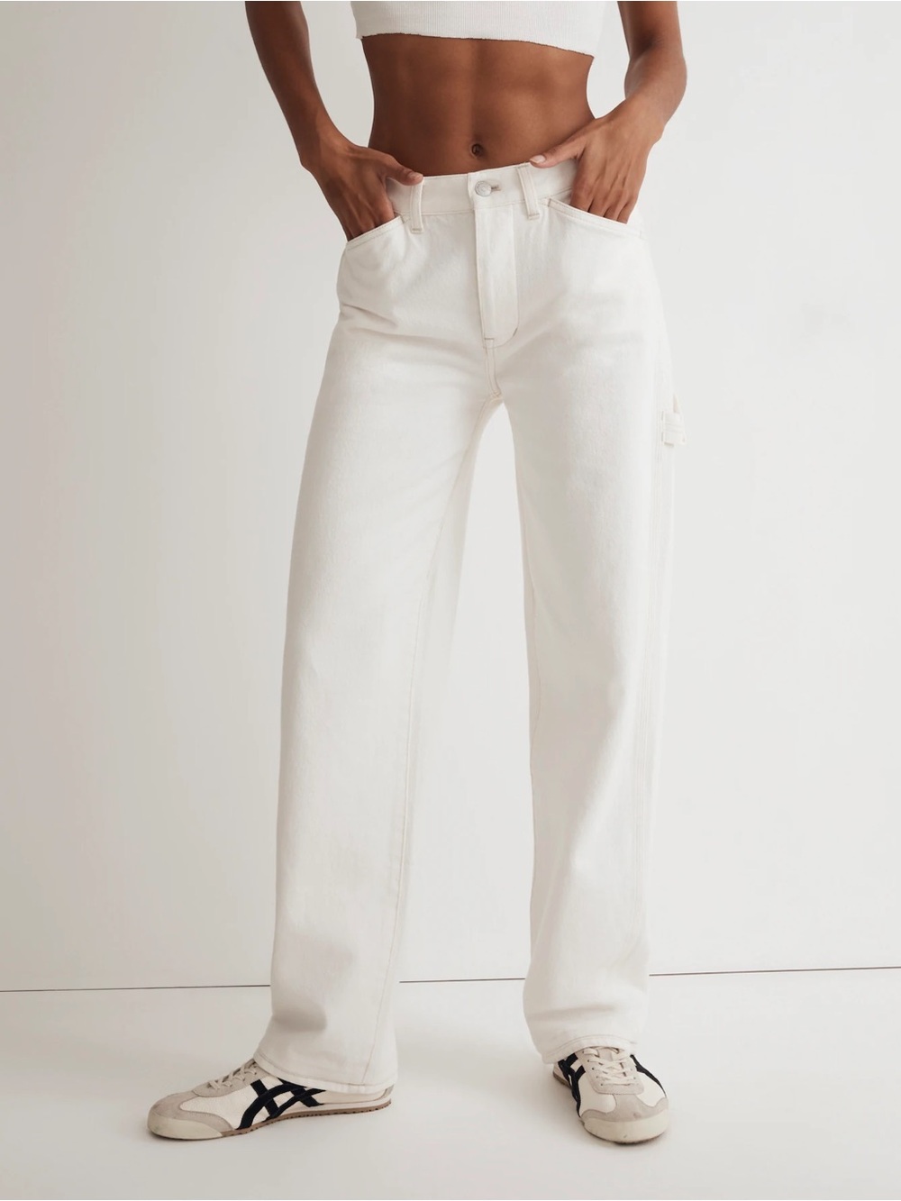 Madewell slung low carpenter Straight Leg Jeans 27